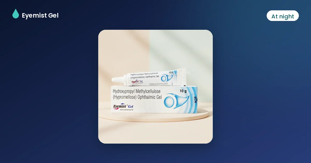 Using a Lubricant Eye Gel at Night: A Simple Bedtime Routine
