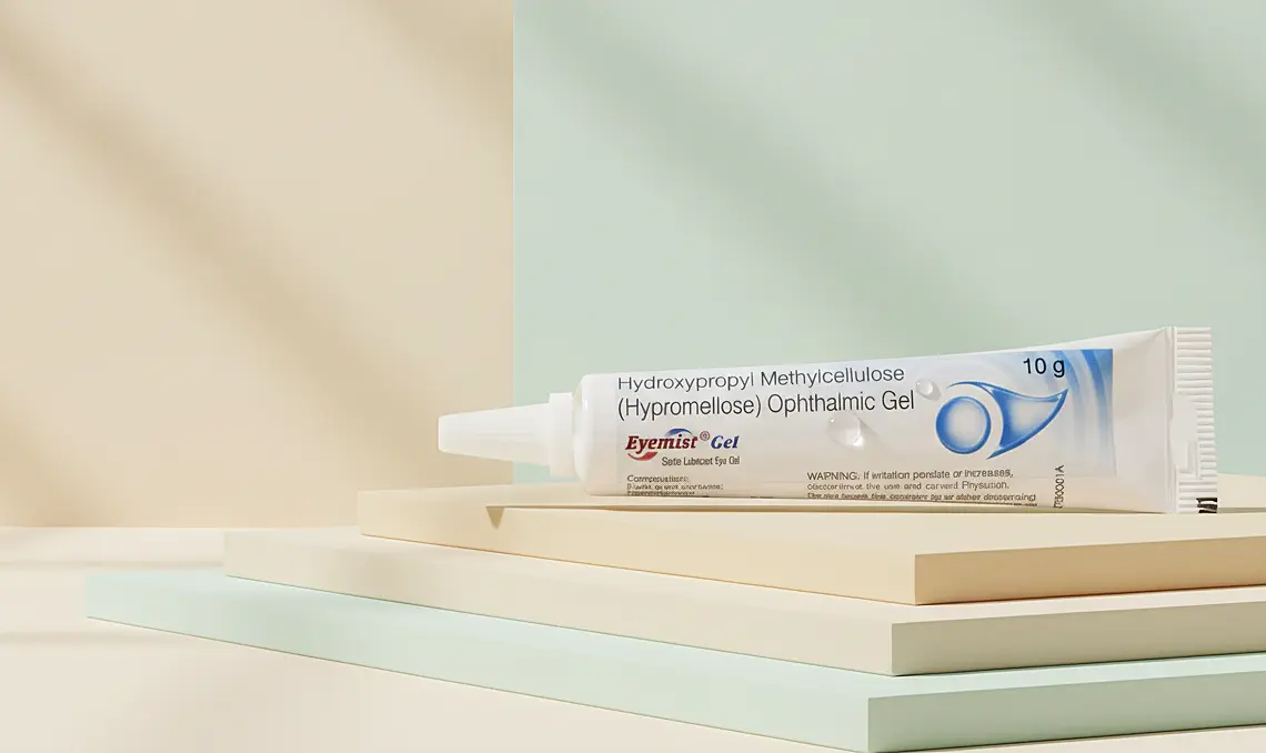 Eyemist Gel 10 g tube of lubricant eye gel for dry eyes
